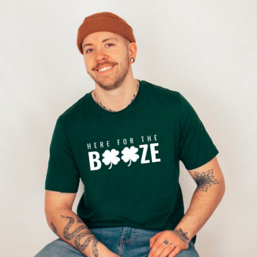 T-shirt Pour la Booze St. Patrick’s Day Unisex