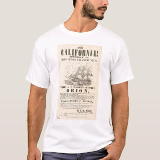 T-shirt Pour la Californie ! … publicité de "Orion"