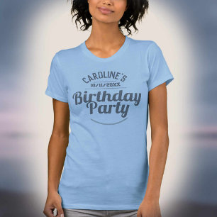 T-shirt pour la célébration d'anniversaire pour fe