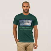T-shirt pour la conservation de la faune des yeux  (Devant entier)