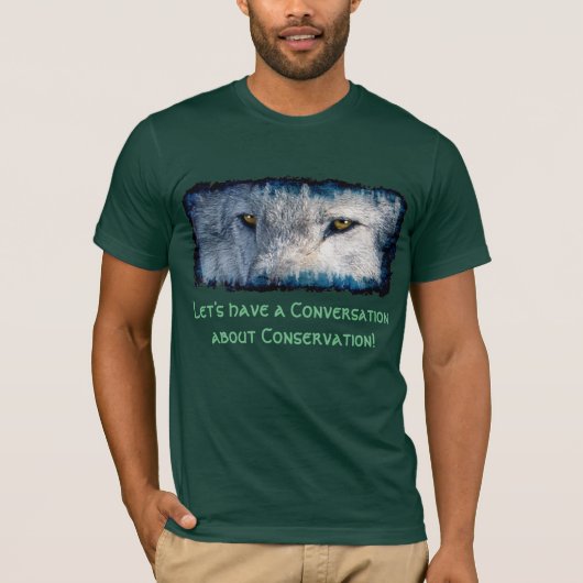 T-shirt pour la conservation de la faune des yeux  (Devant)
