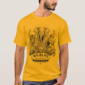 T-shirt pour la conservation des animaux en voie d