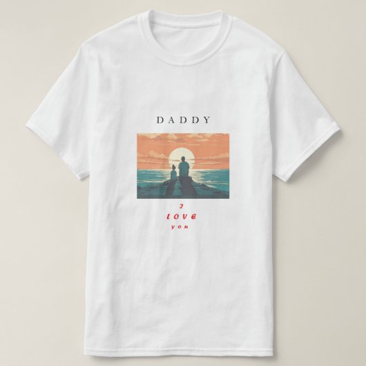 T-shirt pour la fête des pères (Design devant)