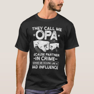 T-shirt pour la fête des pères Ils m'appellent Opa
