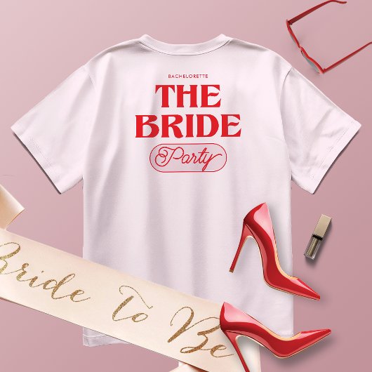 T-Shirt pour la future mariée d'une soirée entre f
