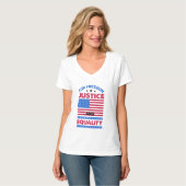 T-shirt Pour la liberté, la justice et l'égalité (Devant entier)
