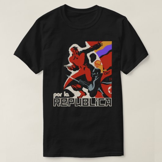 T-SHIRT POUR LA RÉPUBLIQUE ! (Design devant)