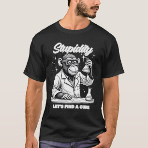 T-Shirt pour la science amusante - Lab Monkey Joke