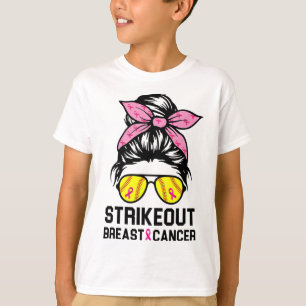 T-shirt Pour la sensibilisation au cancer du sein Softball