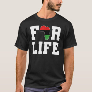 T-shirt Pour la vie l'Afrique aime l'histoire afro-américa