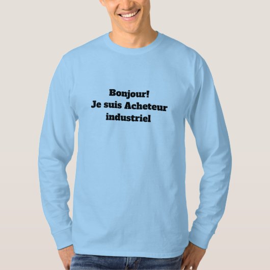 T-Shirt pour l'Acheteur industriel (Devant)