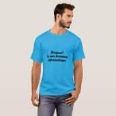 T-Shirt pour l'Acheteur informatique (Devant entier)