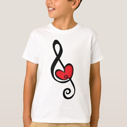 T-shirt Pour l'amour de la musique (Devant)