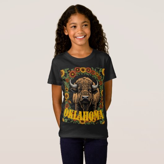 T-Shirt Pour L'Amour De L'Oklahoma (Devant entier)