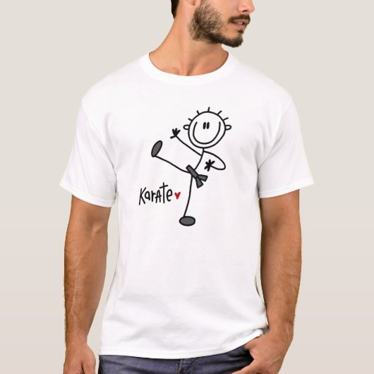 T-shirt Pour l'amour du karaté (Devant)