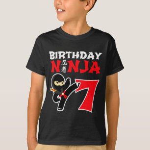 T-shirt pour l'anniversaire des 7 ans d'un enfant 
