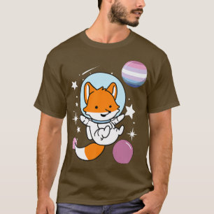 T-shirt Pour l'astronaute Bigender Pride