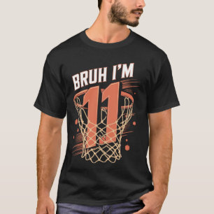 T-shirt pour le 11e anniversaire de basketball pou