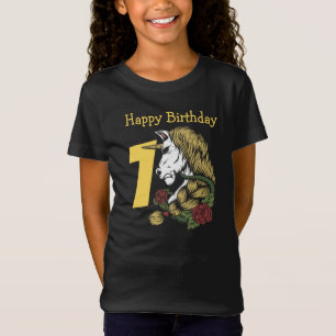 T-Shirt pour le 1er anniversaire de Warrior Licorn