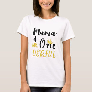 T-Shirt pour le 1er anniversaire drôle de Maman de