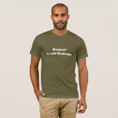 T-Shirt pour le boulanger (Devant entier)