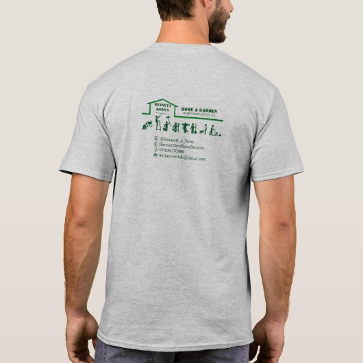 T-shirt pour le bricoleur (Dos)
