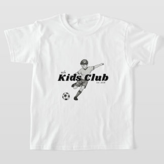 t-shirt pour le club de foot des garçons