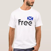 T-shirt pour le drapeau écossais gratuit (Devant)
