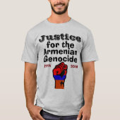 T-shirt pour le génocide arménien (Devant)