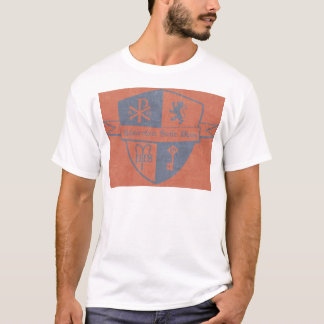 T-shirt Pour le logo de rouge de roi et de pays