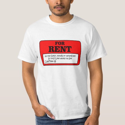 T-shirt Pour le loyer (Devant)