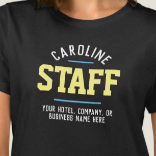 T-Shirt pour le personnel d'hospitalité