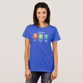 T-shirt Pour le supporter du triathlète (Devant entier)