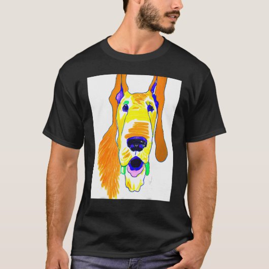 T-shirt Pour Le Ventilateur De Chien Puppie Dans Le Style  (Devant)