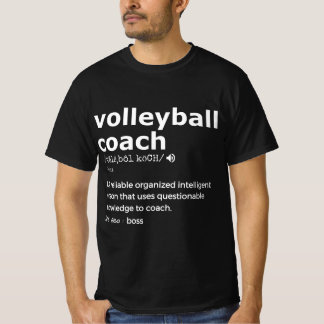 T-shirt Pour le volley-ball coach et entraîneurs cadeau pr