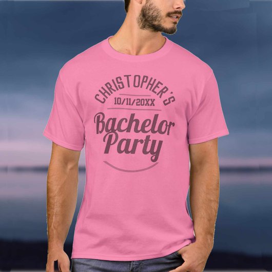 T-shirt pour l'enterrement de vie de garçon