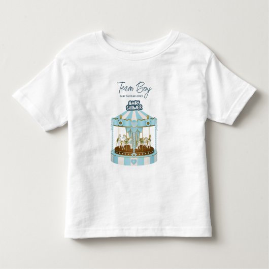 T-shirt pour l'équipe du Baby Shower de l'enfant g (Devant)