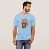 T-shirt pour les amateurs de café (Devant entier)