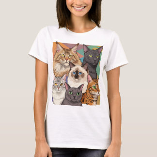 T-Shirt pour les amateurs de chats - gang de chats