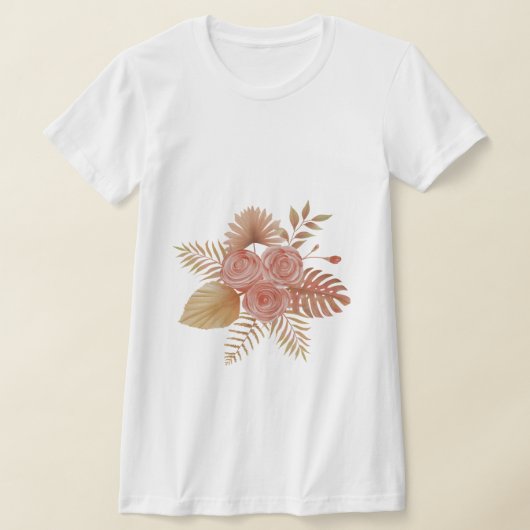 t-shirt pour les amateurs de fleurs boho (Poser)