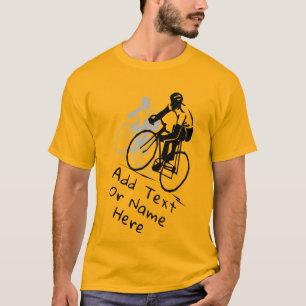 T-shirt Pour les amateurs de vélo. Personnalisez