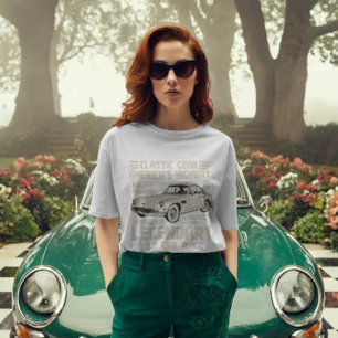 T-Shirt pour les Amoureux des Voitures Classiques