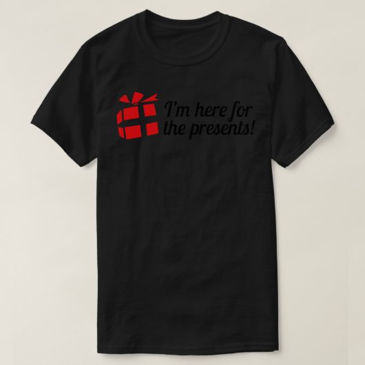 T-shirt Pour les cadeaux (Design devant)