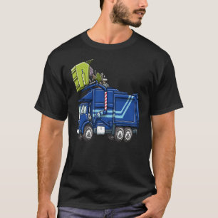 T-shirt pour les enfants Big Blue Garbage Truck