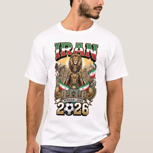 T-Shirt pour les fans d'Iran 2026 (Devant)