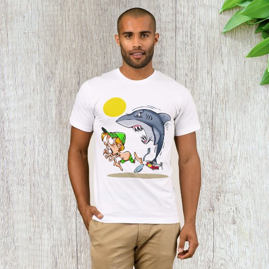 T-Shirt Pour Les Hommes De Requin À La Recherche D