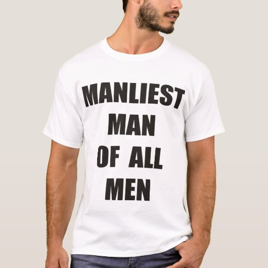 T-shirt Pour les hommes virils (Devant)