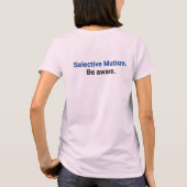 T-shirt pour les ignorants conscients (Dos)