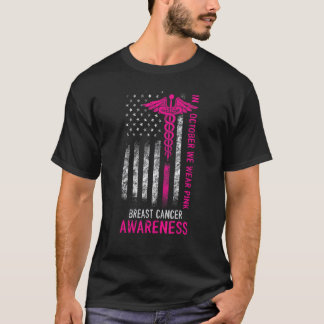 T-shirt Pour les infirmières en octobre nous portons du ro