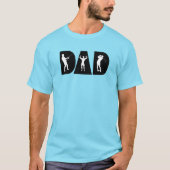 T-shirt Pour les papas puissants qui aiment pêcher et la l (Devant)